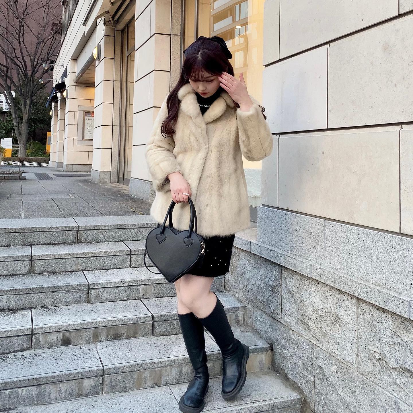 heart 2way bag lf1111