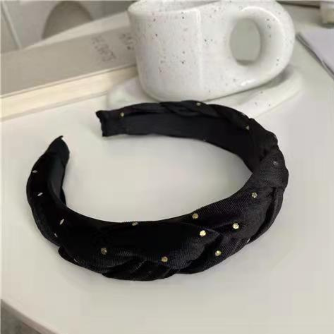 gold dot twist headband lf2124
