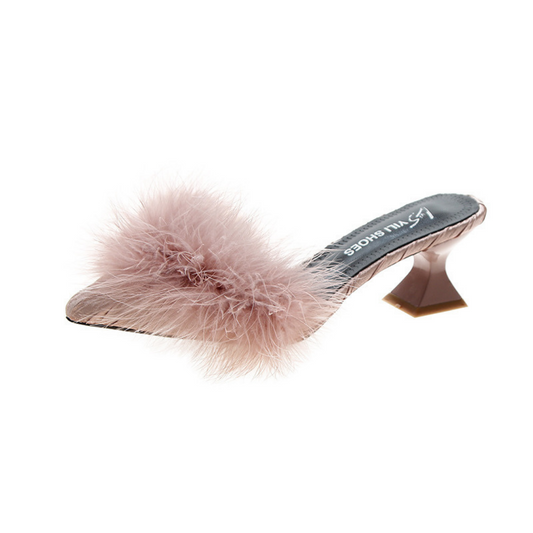 pointed fur mule lf1285