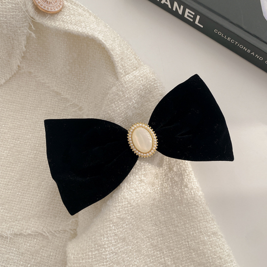 stone ribbon barrette lf1943