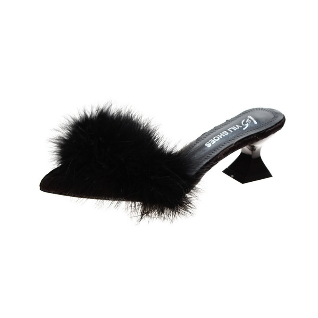 pointed fur mule lf1285