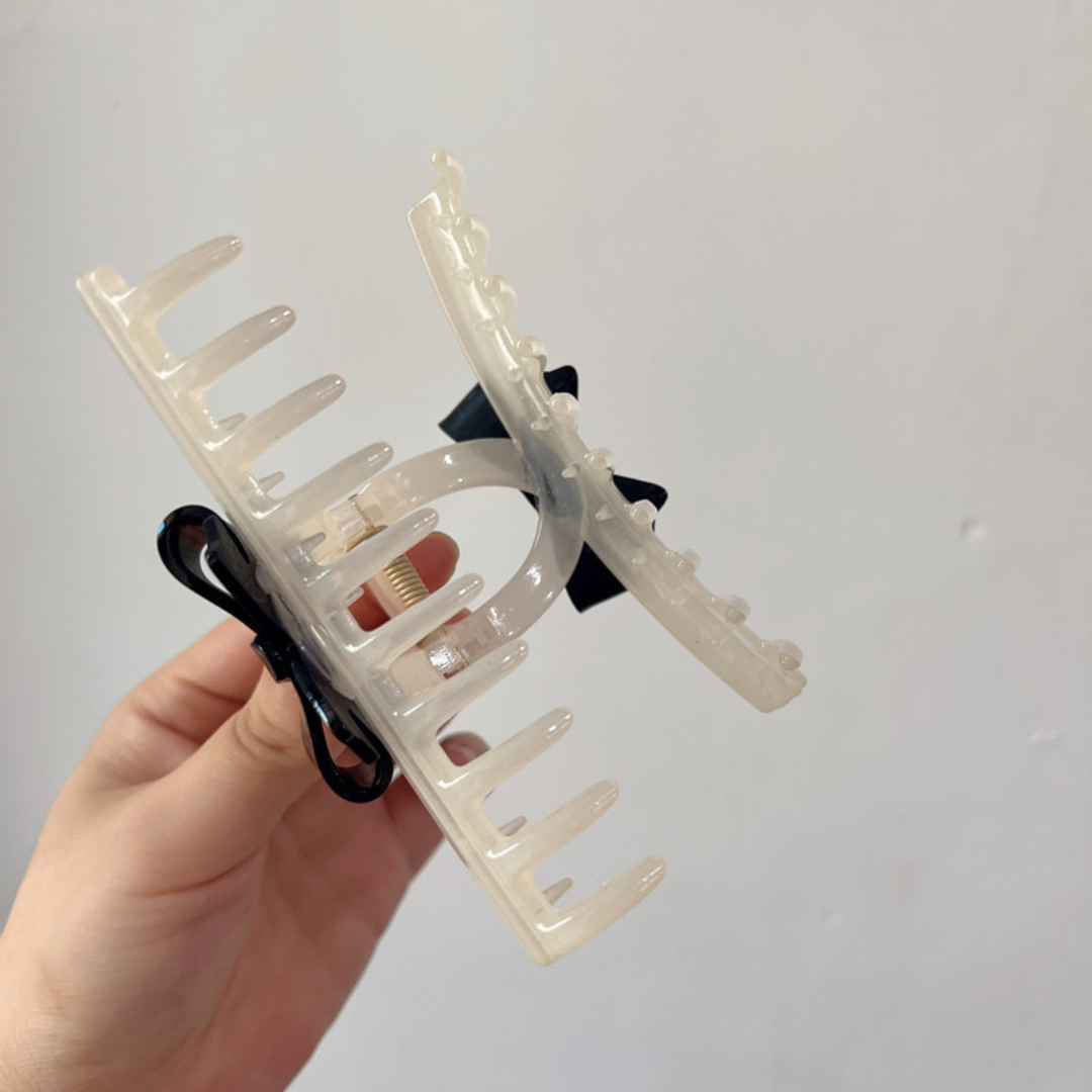 monotone ribbon hair clip lf1935