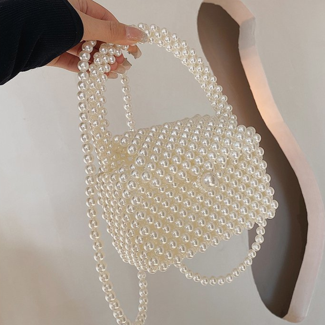square pearl shoulder bag lf1534