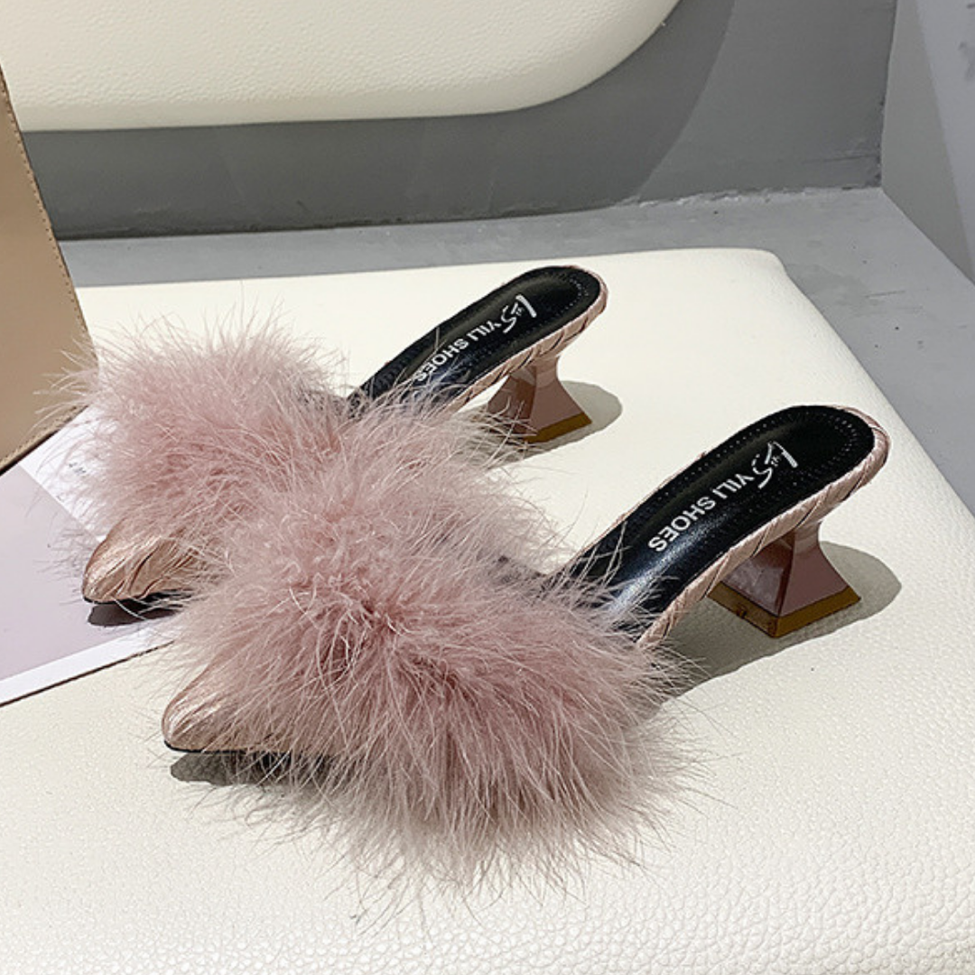 pointed fur mule lf1285