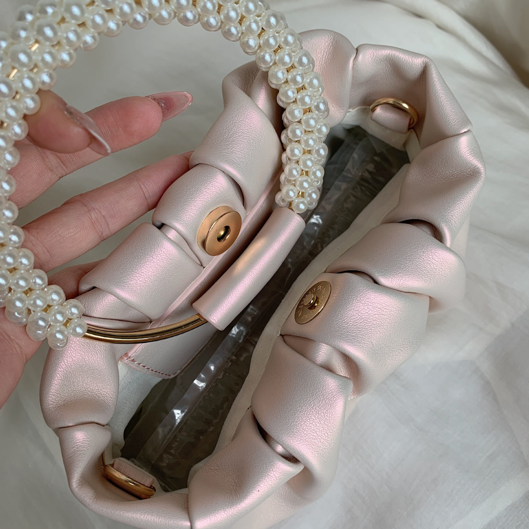 pearl handle 2way bag lf1849
