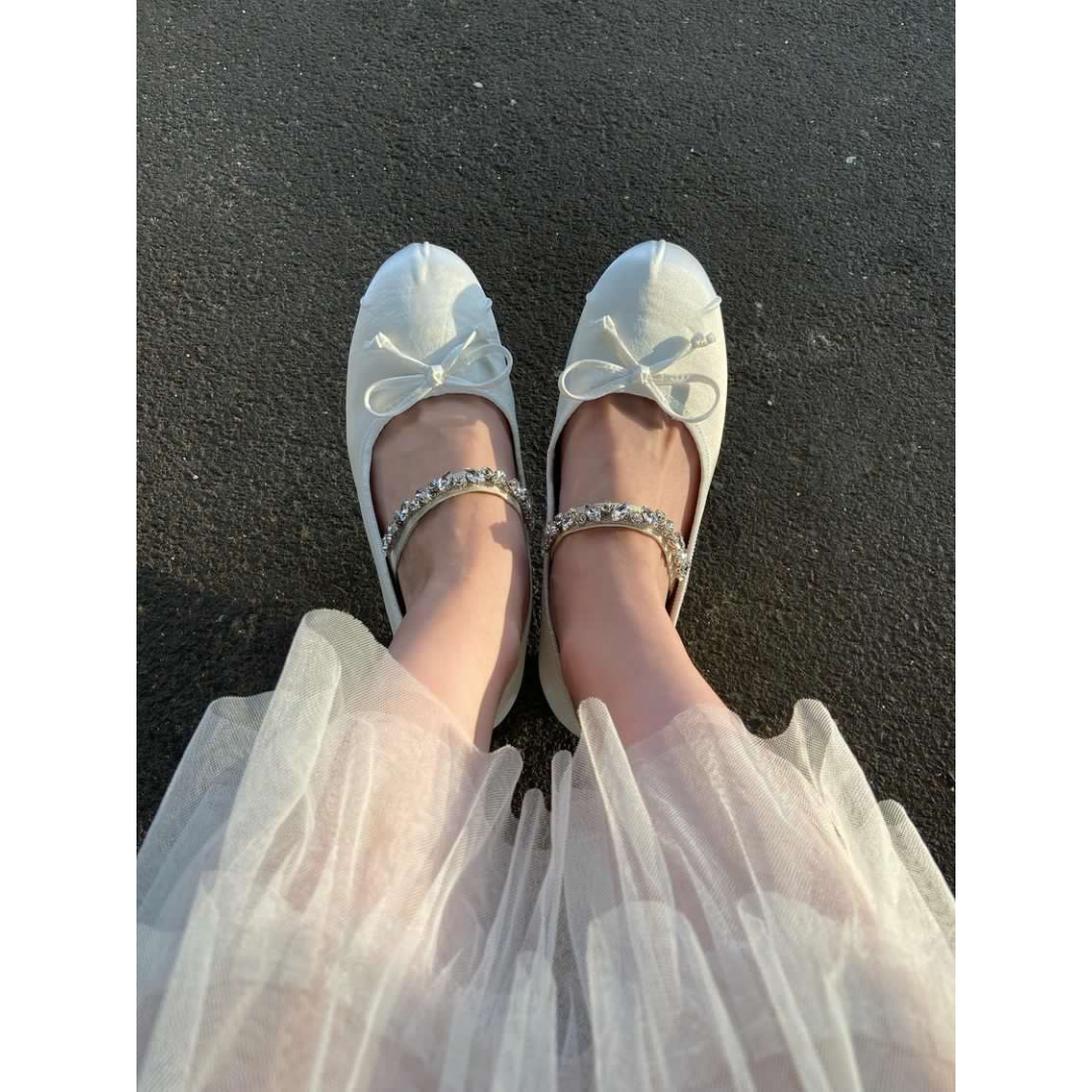 bijou strap ballet shoes lf1863