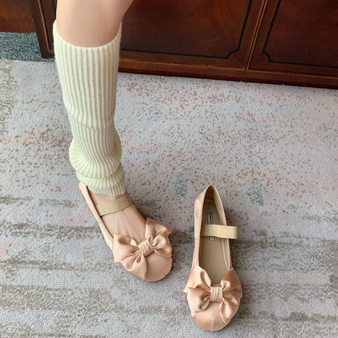 【即納】ribbon strap ballet shoes lf-s1033