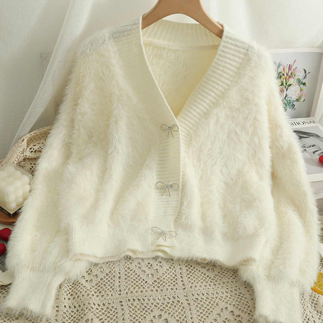 cable knit cardigan❤︎