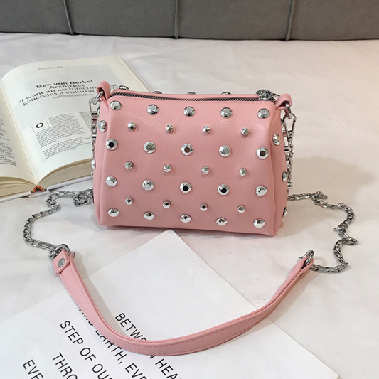 chain studded bag lf2892