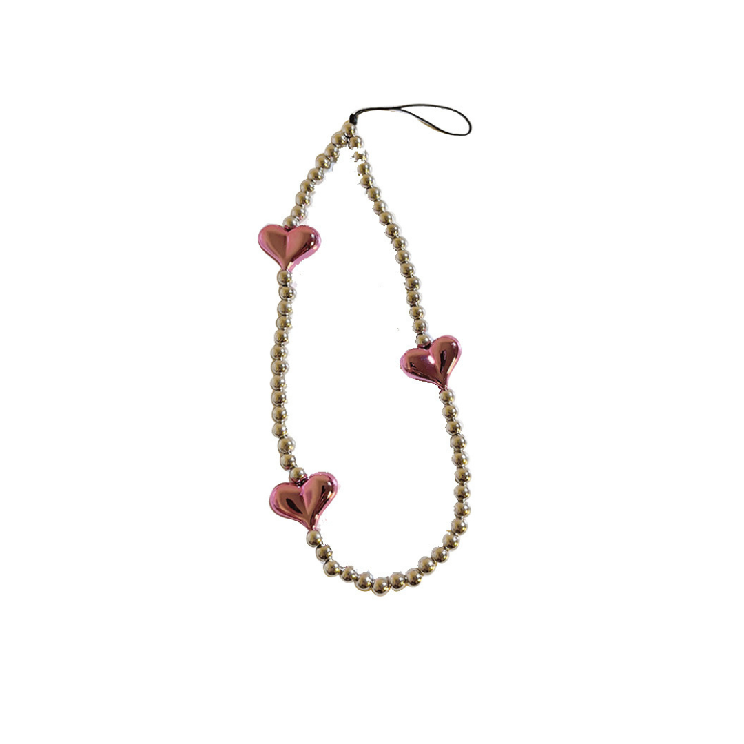 heart bead chain lf2686
