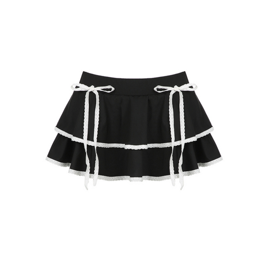 lace hyper mini skirt lf3033