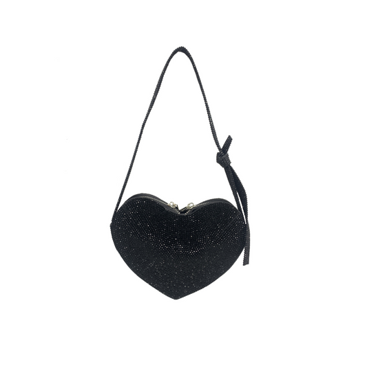 heart-shaped glitter bag lf2950