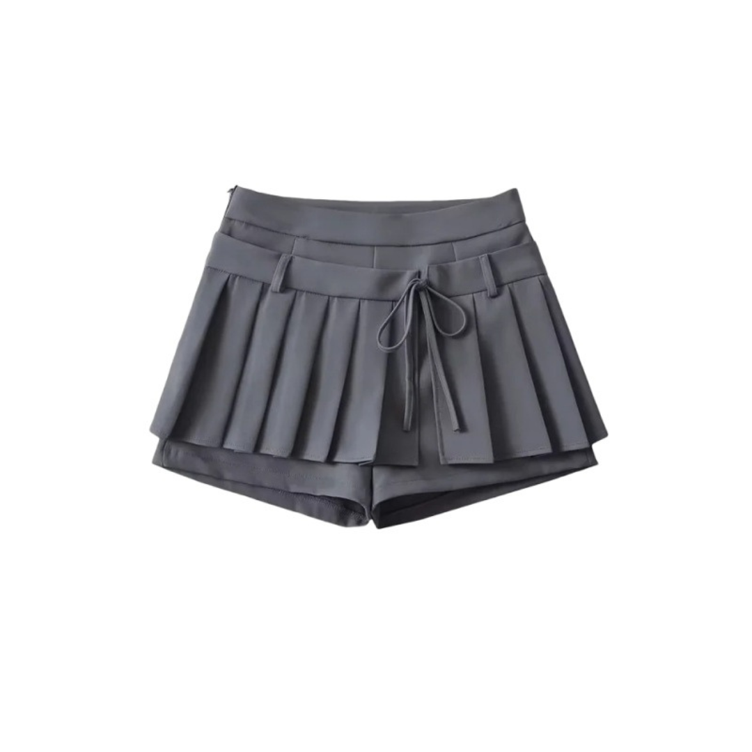 mini pleated skirt pants lf2909
