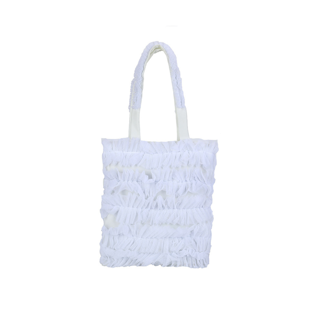 tulle ruffle tote bag lf2994