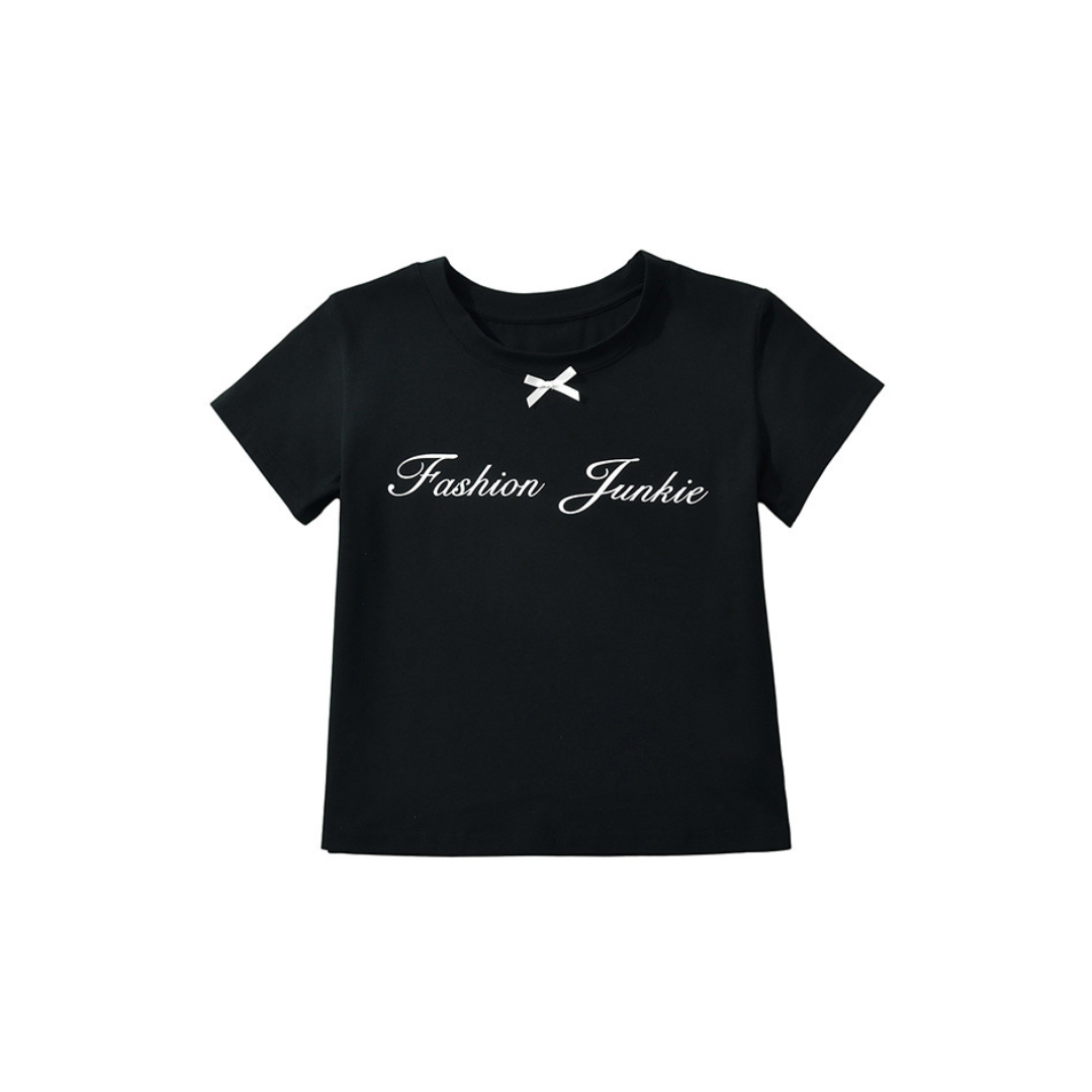 【Ranking6位】ribbon logo t-shirt lf3087