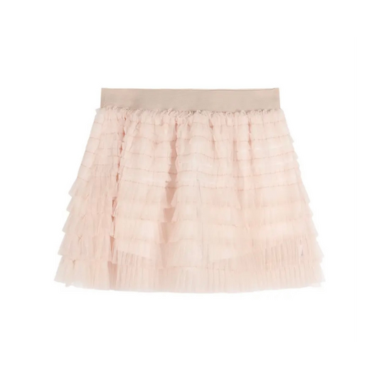 【即納】frill tulle mini skirt lf-s1048
