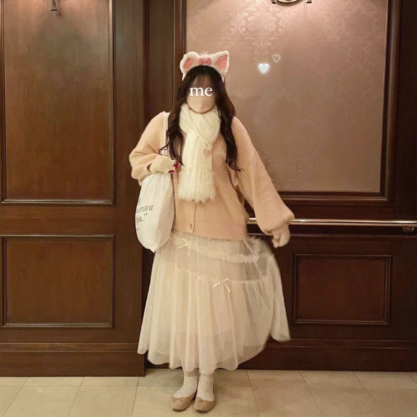 【即納】mini ribbon tulle skirt lf-s1044
