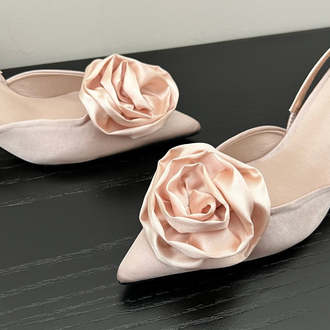 rose mule pumps lf2992