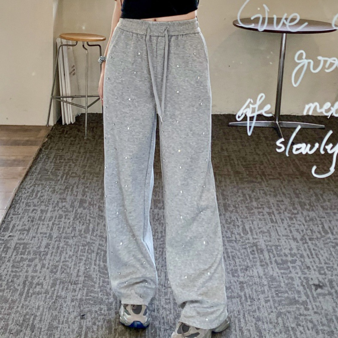 glitter stone sweatpants lf3127