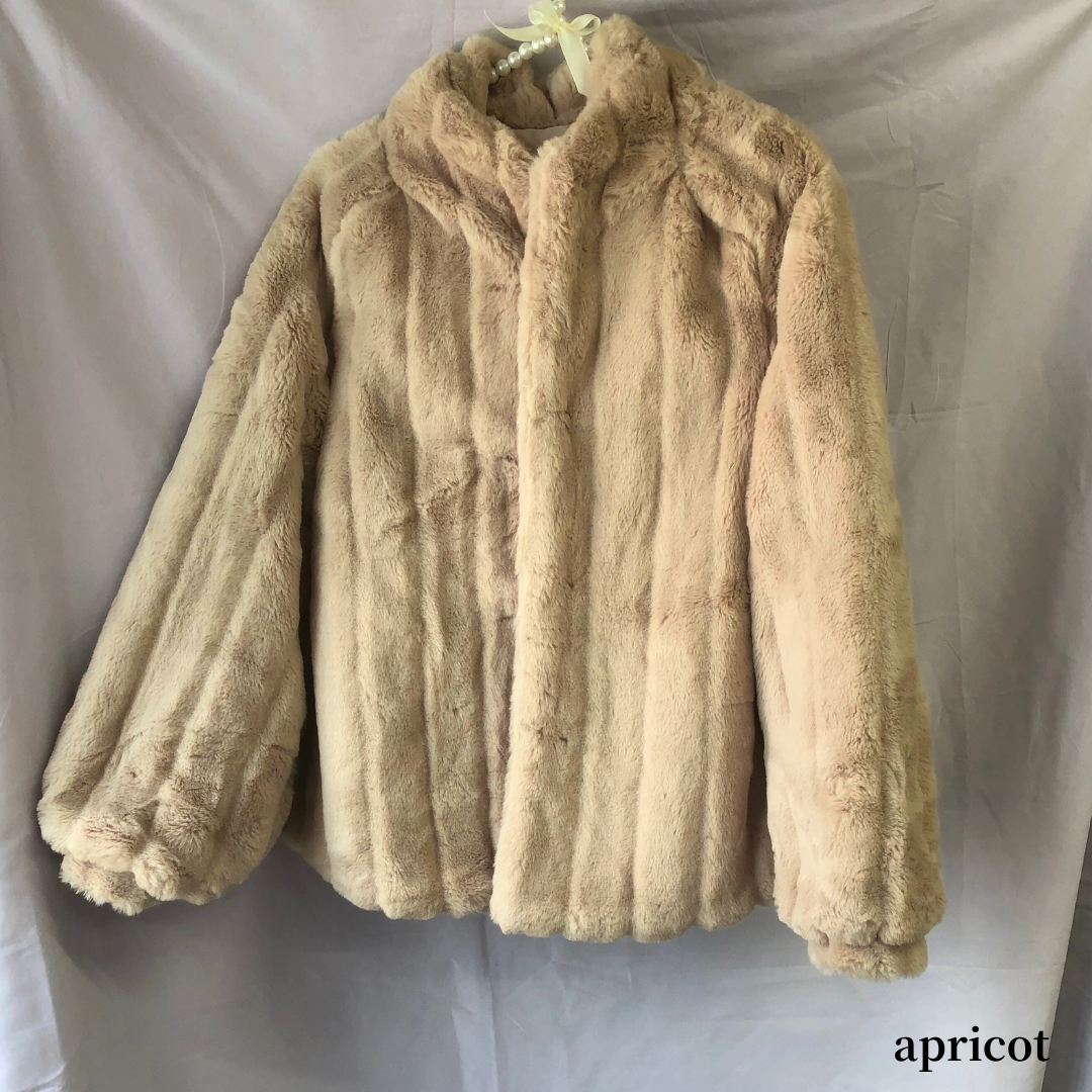 【即納】line fur coat lf1214-1