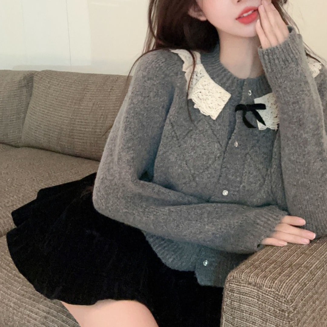 girly sweater cardigan lf3027