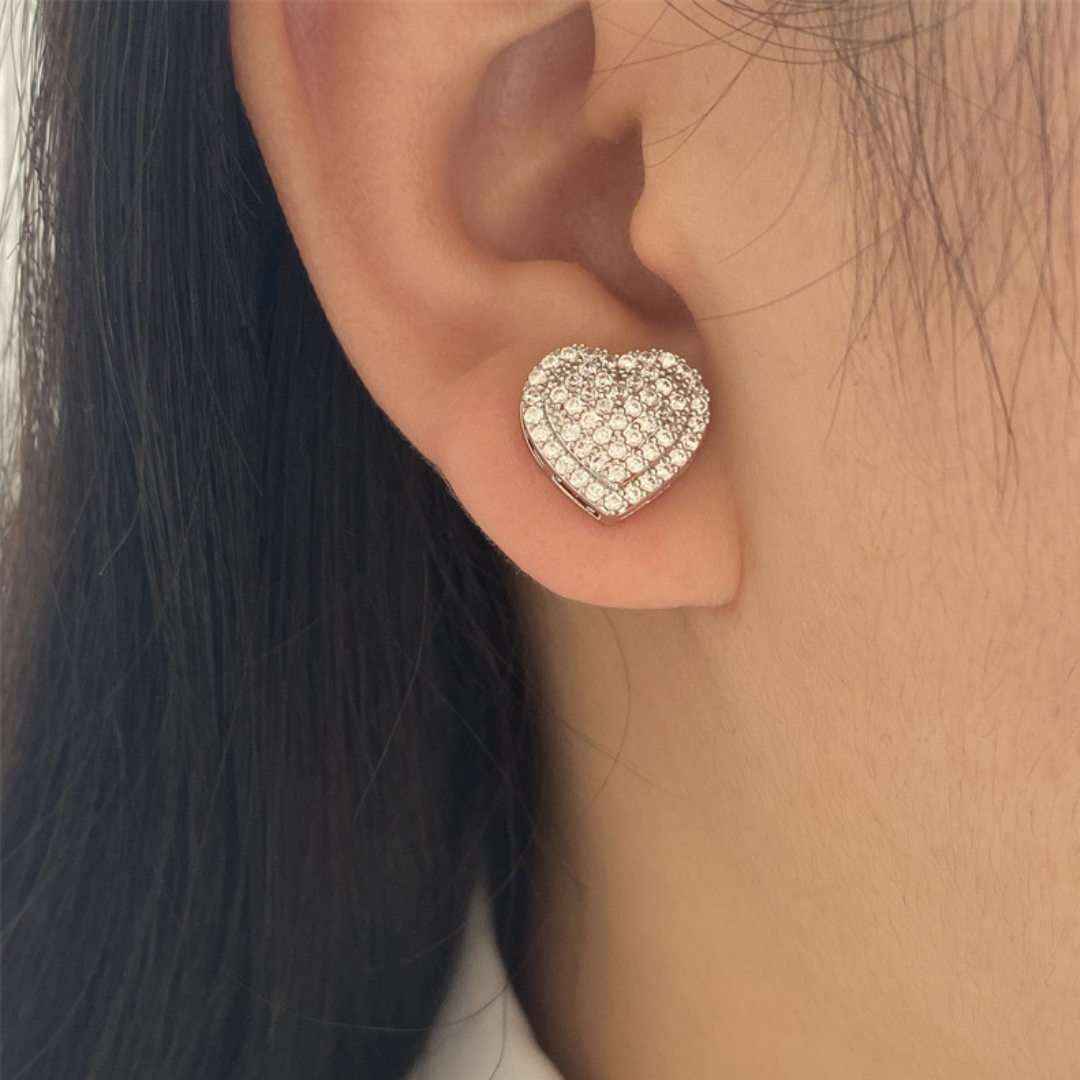 luxury heart earring lf2826-1【即納】