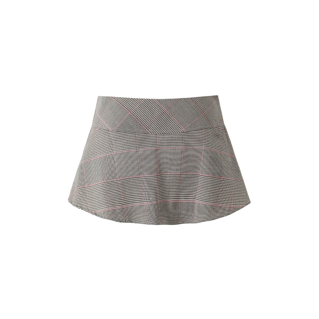 low waist mini ribbon skirt lf2927