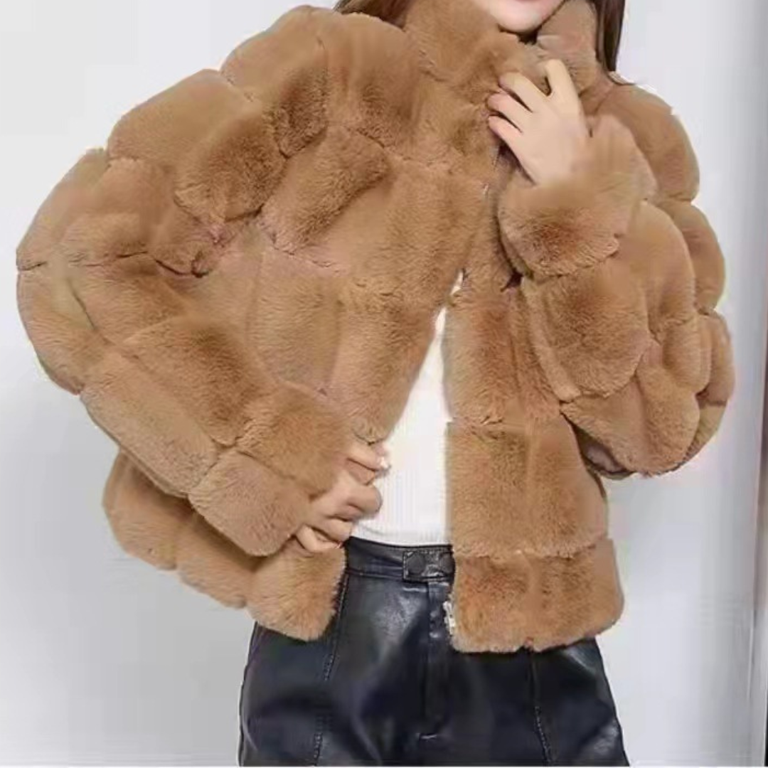 【Ranking2位】volume fur coat lf1955