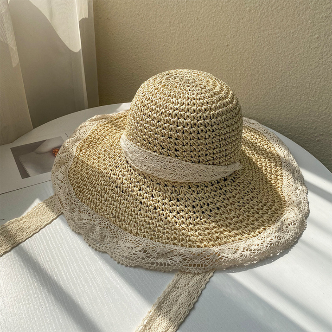lace girly straw hat lf1411