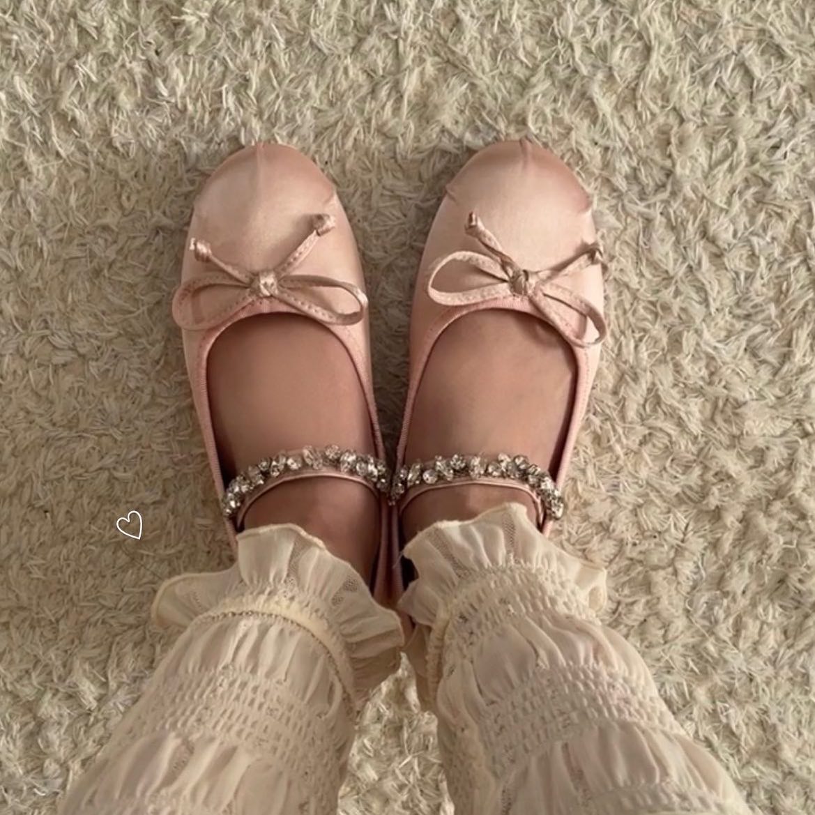 bijou strap ballet shoes lf1863 – La Florence